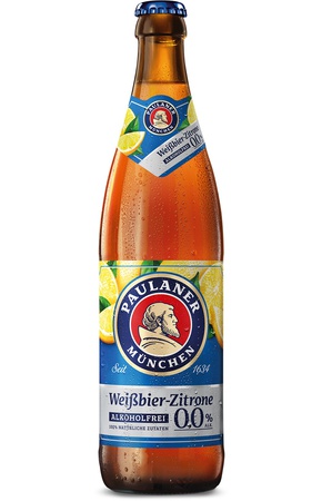 Paulaner Weißbier Zitrone 0,0% 20x0,5l (alkoholfrei)