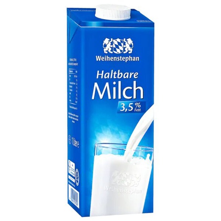 Weihenstephan H-Milch 3,5% 1l