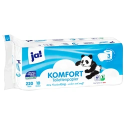 ja! Toilettenpapier Komfort 3-lagig 10x220 Blatt