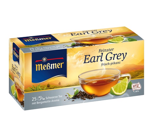 Meßmer Tee Feinster Earl Grey 44g, 25 Beutel