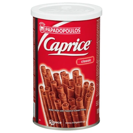 Caprice Classic Waffelröllchen Schoko 115g