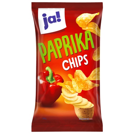 Ja! Kartoffelchips Paprika 200g