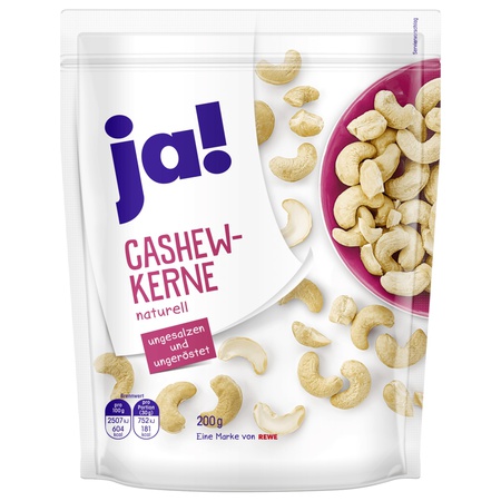 ja! Cashewkerne natur 200g