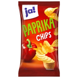 Ja! Kartoffelchips Paprika 200g