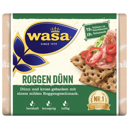Wasa Knäckekbrot Roggen dünn 205gr