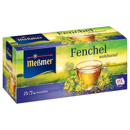 Meßmer Tee Fenchel 75g, 25 Beutel