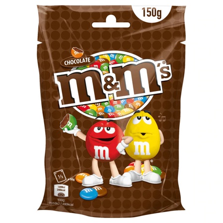 M&M'S Choco Schokobonbons 150g (Schokolinsen mit Zuckerüberzug)