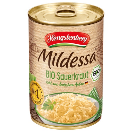 Mildessa Bio Sauerkraut 425ml Dose - Hengstenberg