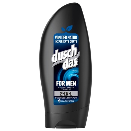 Duschdas for Men 2 in 1 ''Duschgel und Shampoo'' 250ml