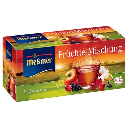 Meßmer Tee Früchte-Mischung 75g, 25 Beutel