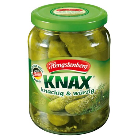 Hengstenberg Knax Gewürzgurken 360g