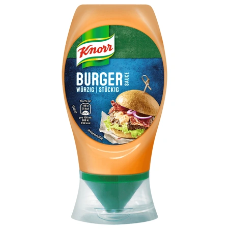 Knorr Würzige Burger Sauce 250ml - Burger Sauce, fein würzig