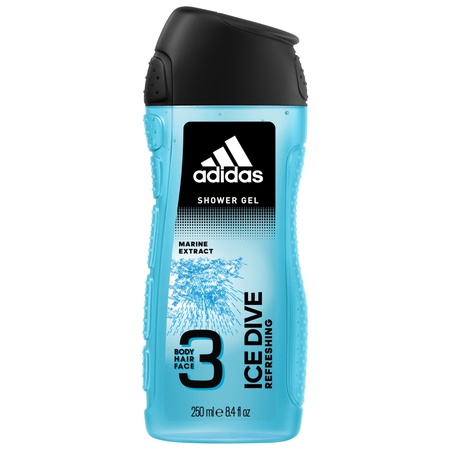 Adidas Men Duschgel Ice Dive 3in1 250ml