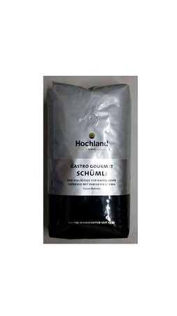 Kaffee Schümli Gastro Gourmet ganze Bohne Hochland 1Kg