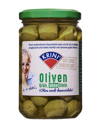 Krini Grüne Oliven ohne Stein 314ml