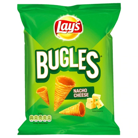 Lay's Bugles Nacho Cheese 100g (Maissnack mit Käsegeschmack)