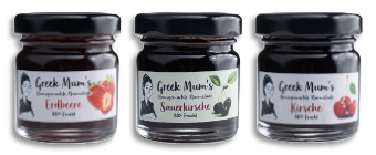 Greek Mum's Probepack 3x40gr  -  Erdbeere, Kirsche, Sauerkische