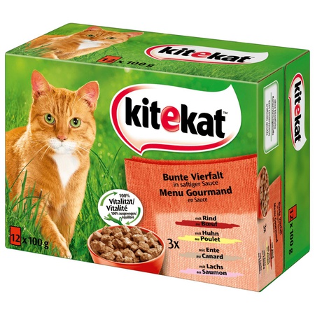 Kitekat Bunte Vielfalt in Sauce 12x100g