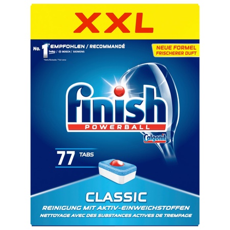 Finish Spülmaschinentabs Classic XXL Pack 77 Tabs