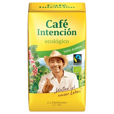 Cafe Intencion ecologico Bio Arabica 500g - Bio Röstkaffee gemahlen J. J. Darboven