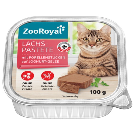 ZooRoyal Lachspastete mit Forelle 100g