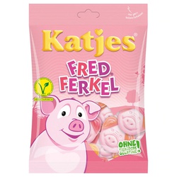 Katjes Fred Ferkel 200g (Schaumzucker mit Fruchtgummi - Vegetarisch)