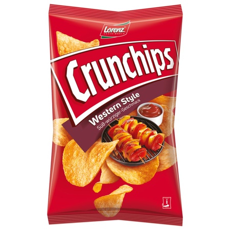 Lorenz Crunchips Western Style 175g