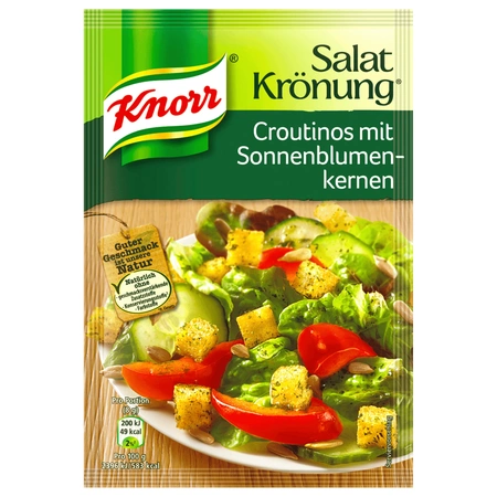 Knorr Salatkrönung Croutinos 25g - mit Sonnenblumenkernen Croutons