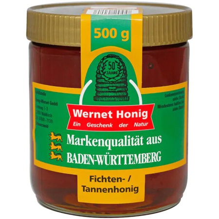 Honig Wernet Deutscher Tannenhonig 500g