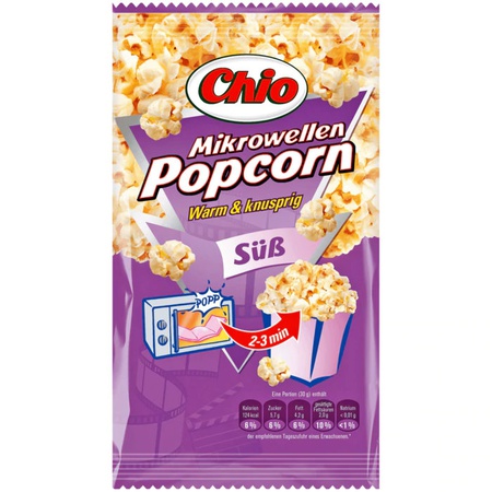 Chio Mikrowellen Popcorn süß 100gr