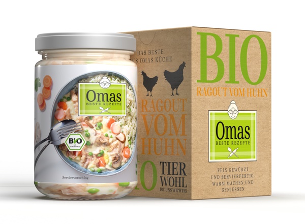 Omas Bio Ragout vom Huhn 350gr