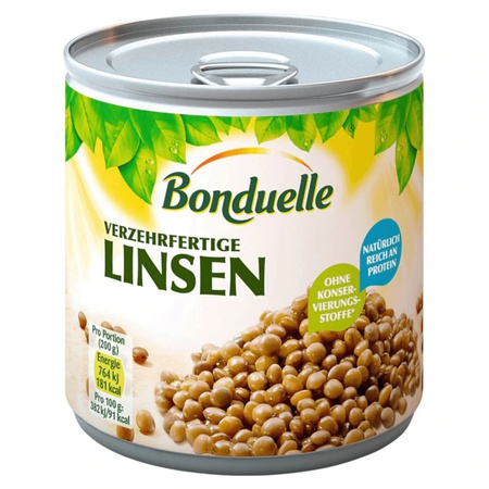 Bonduelle Linsen Verzehrfertig 250gr