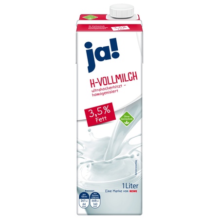 Ja H Vollmilch 3,5% 1,0l