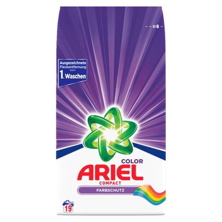 Ariel Colorwaschmittel Pulver Compact 1,42kg, 19WL