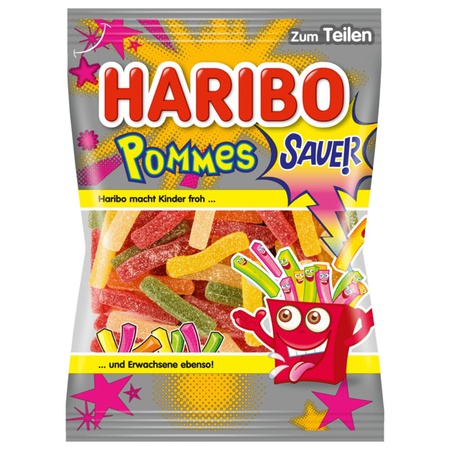 Haribo Pommes Sauer 175g (Fruchtgummi)