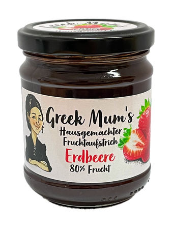 Greek Mum's Erdbeere 80%, 240gr