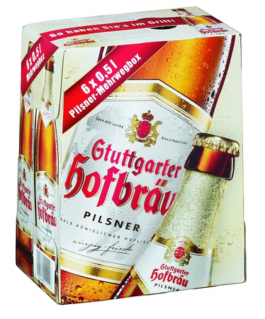 Stuttgarter Hofbräu Pilsner 6x0,5l