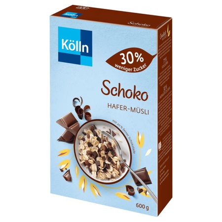 Kölln Müsli Schoko 30% weniger Zucker 600gr