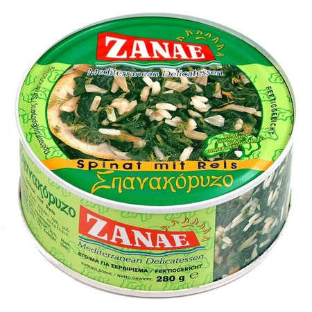 Zanae Spinat mit Reis 280gr