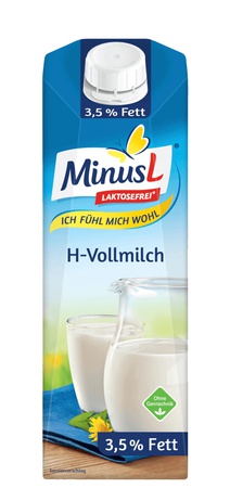 MinusL Milch Lactosefrei 3,5% 1l